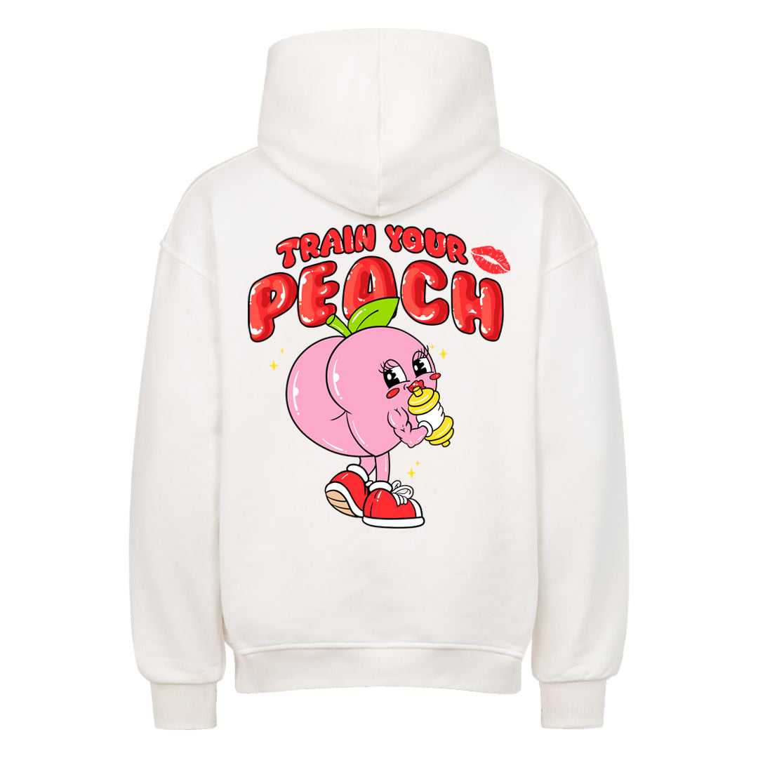 Train je Peach Oversized (Backprint) Hoodie