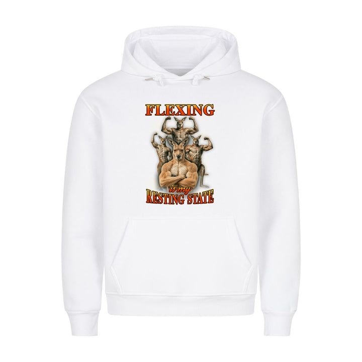 Flexing Is My Resting State Hoodie