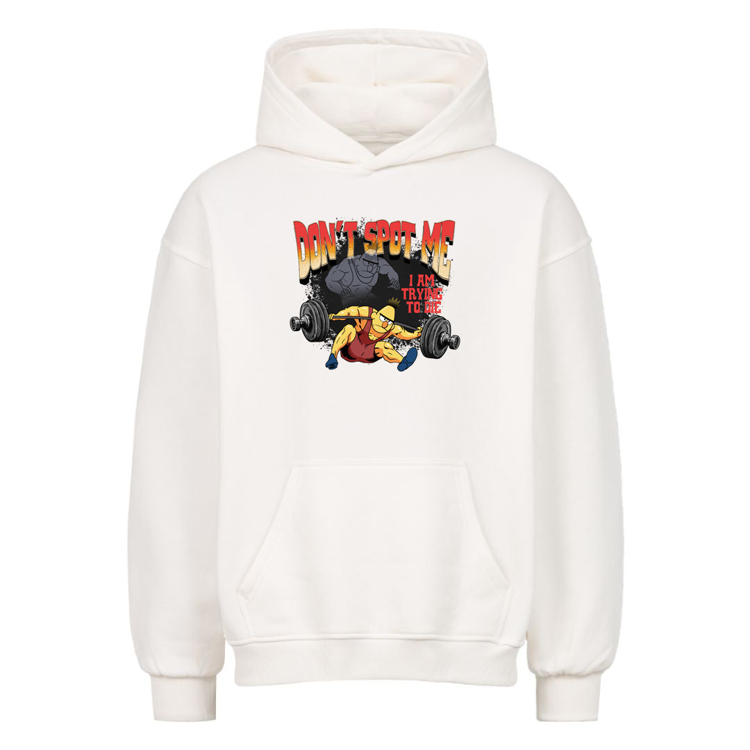 Spot me niet, oversized hoodie