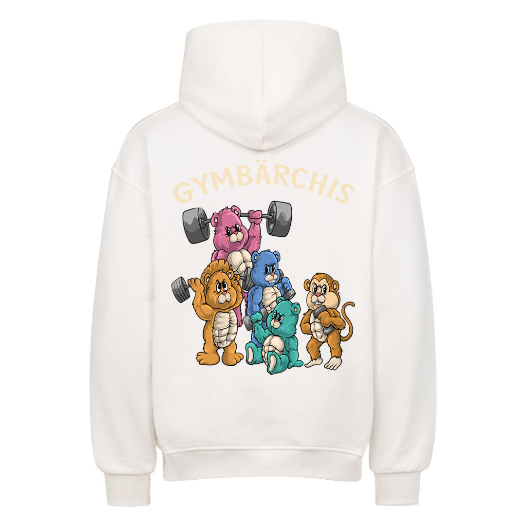 Gymbärchis (Backprint) Oversized Hoodie