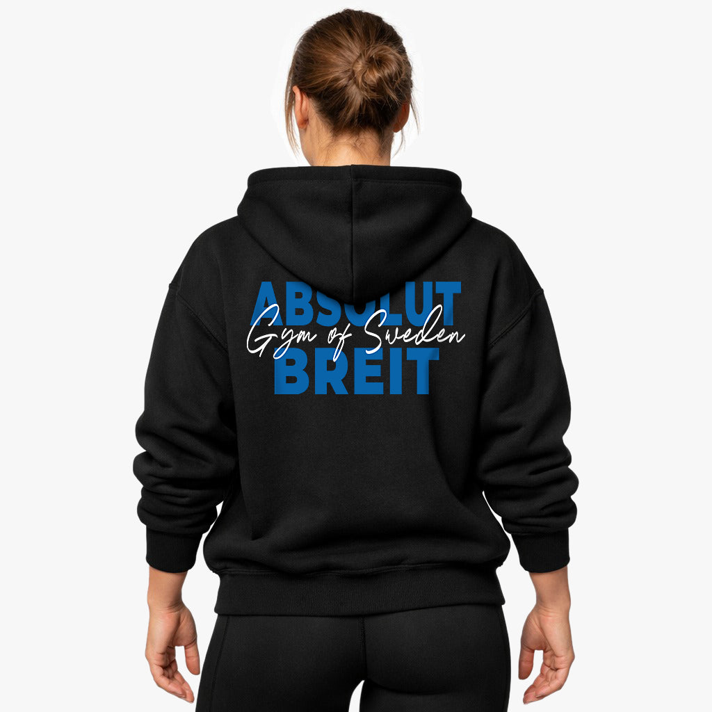 Absolut Breit (Backprint) Oversized Hoodie