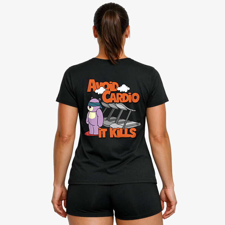 Vermijd Cardio-shirt (rugafdruk).