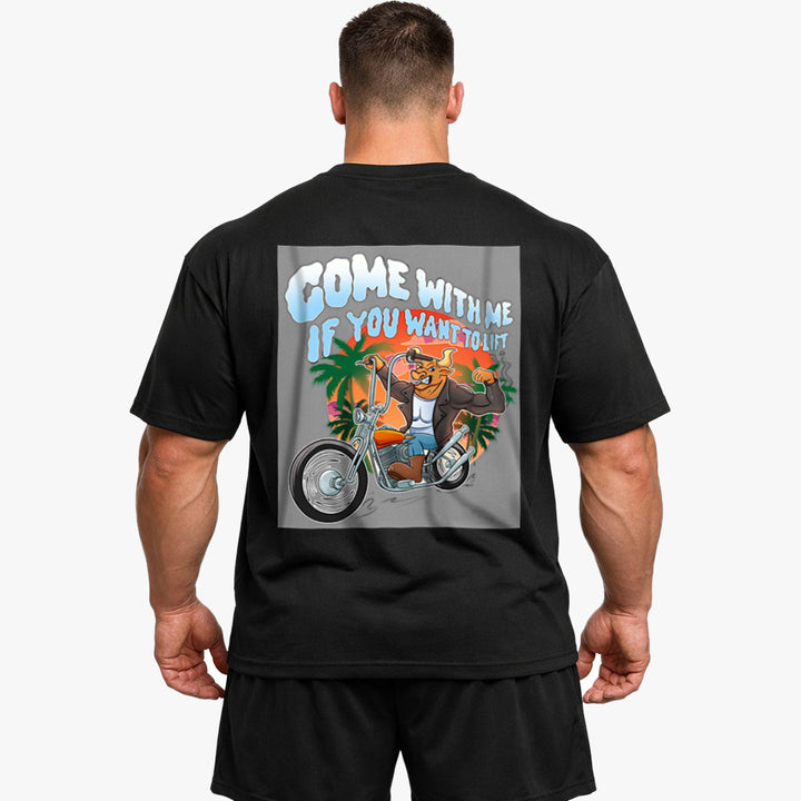 Come with me Oversized (Backprint) Shirt