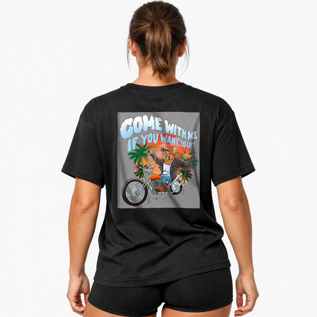 Come with me Oversized (Backprint) Shirt