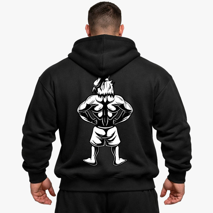 Duck (Backprint) B&W Oversized Hoodie