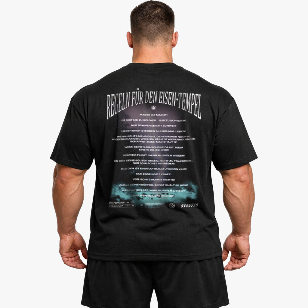 Eisten-Tempel (Backprint) Oversized Shirt