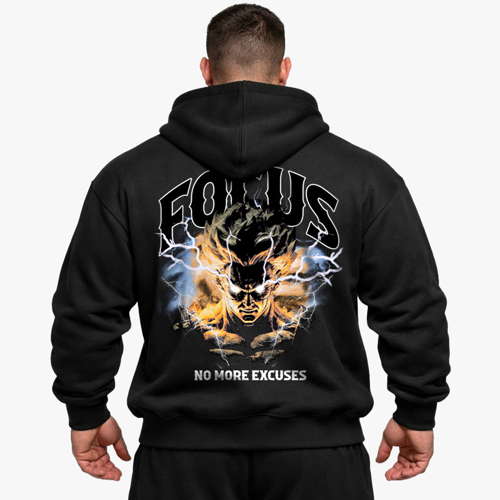 Focus Oversized (rugafdruk) hoodie