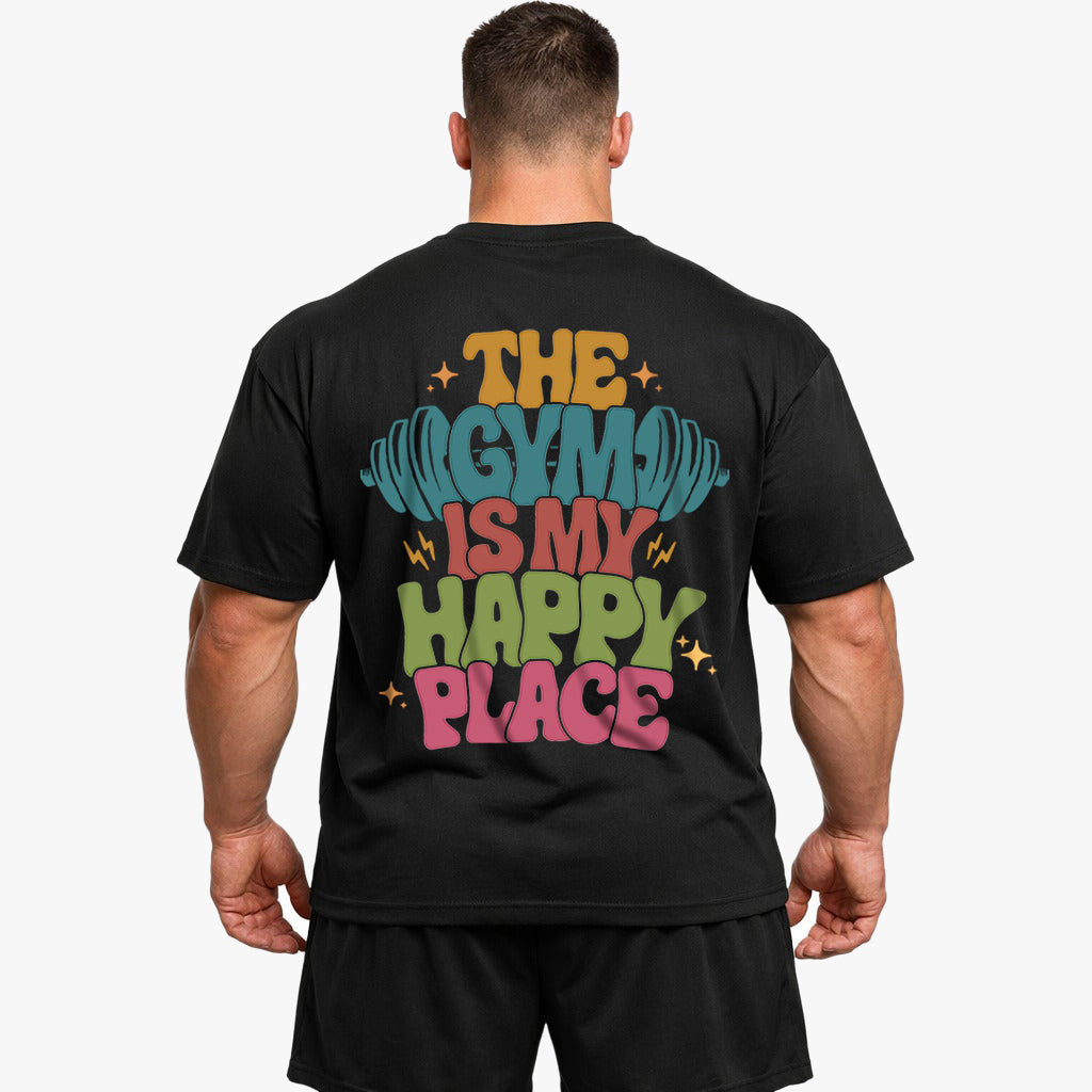 Happy Place (Backprint) Oversized Shirt