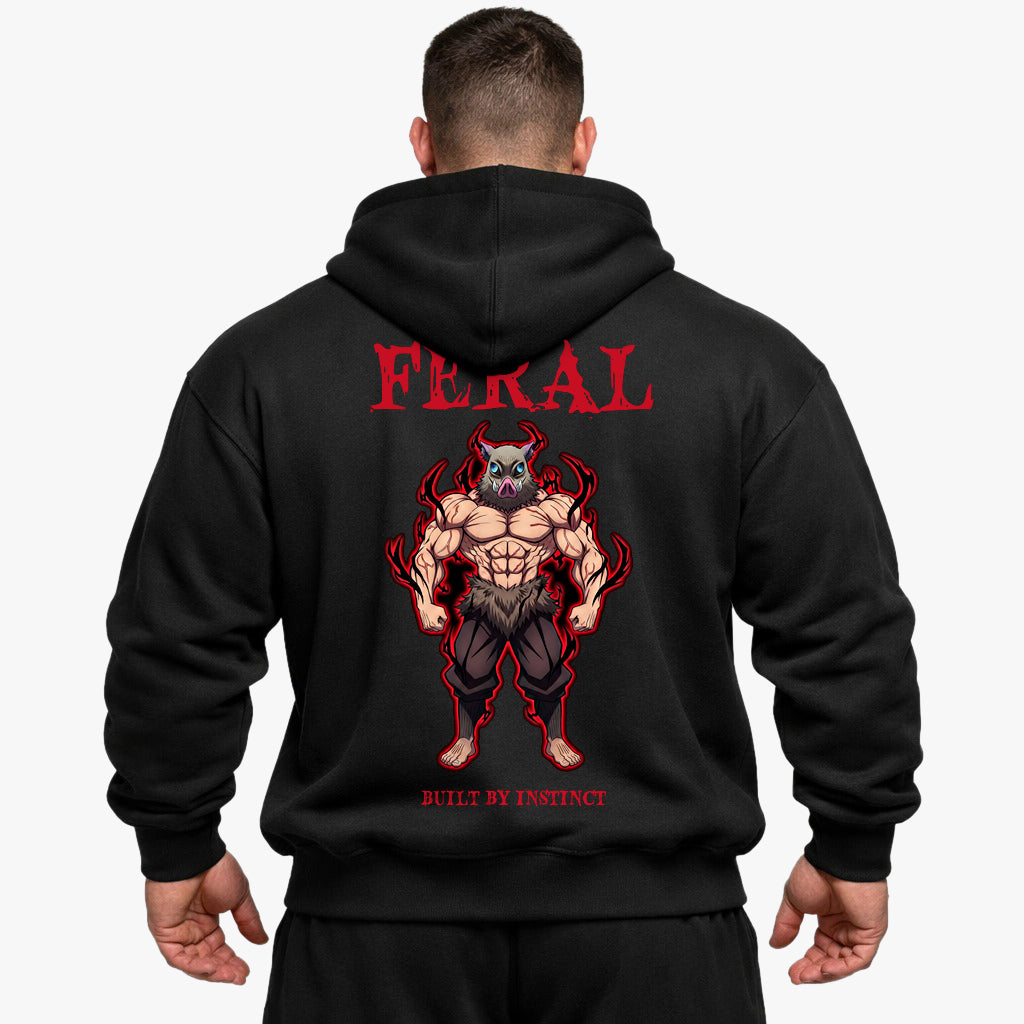 Built By Instinct (Backprint) Oversized Hoodie