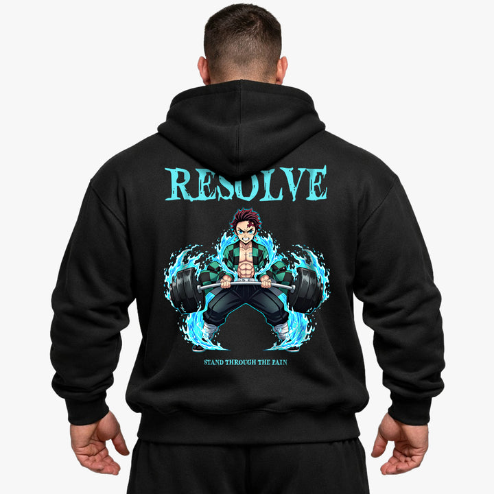 Resolve (Backprint) Oversized Hoodie