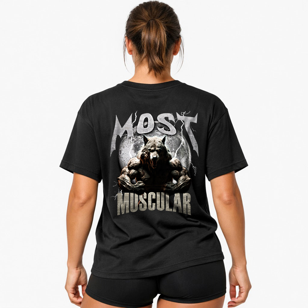 Most Muscular (Backprint) Oversized Shirt