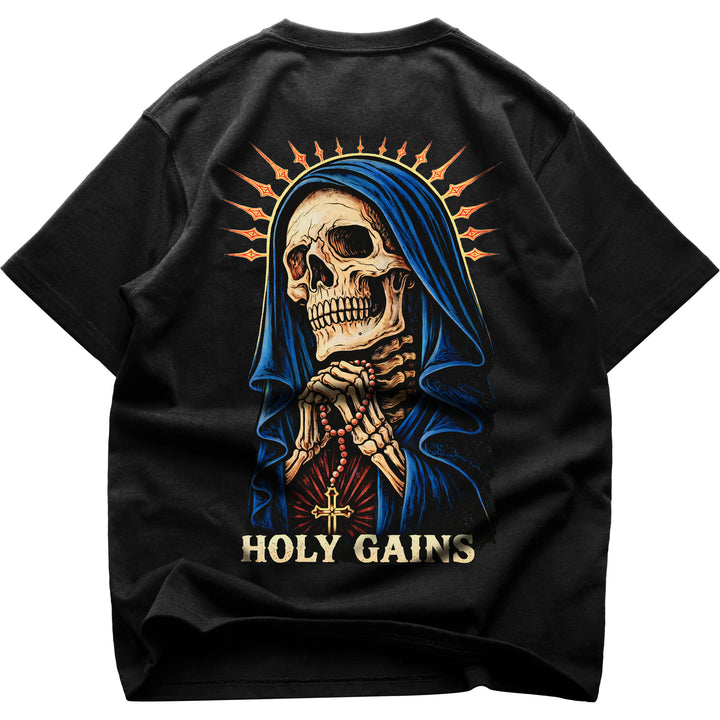 Holy Gains (Backprint) Oversized Shirt