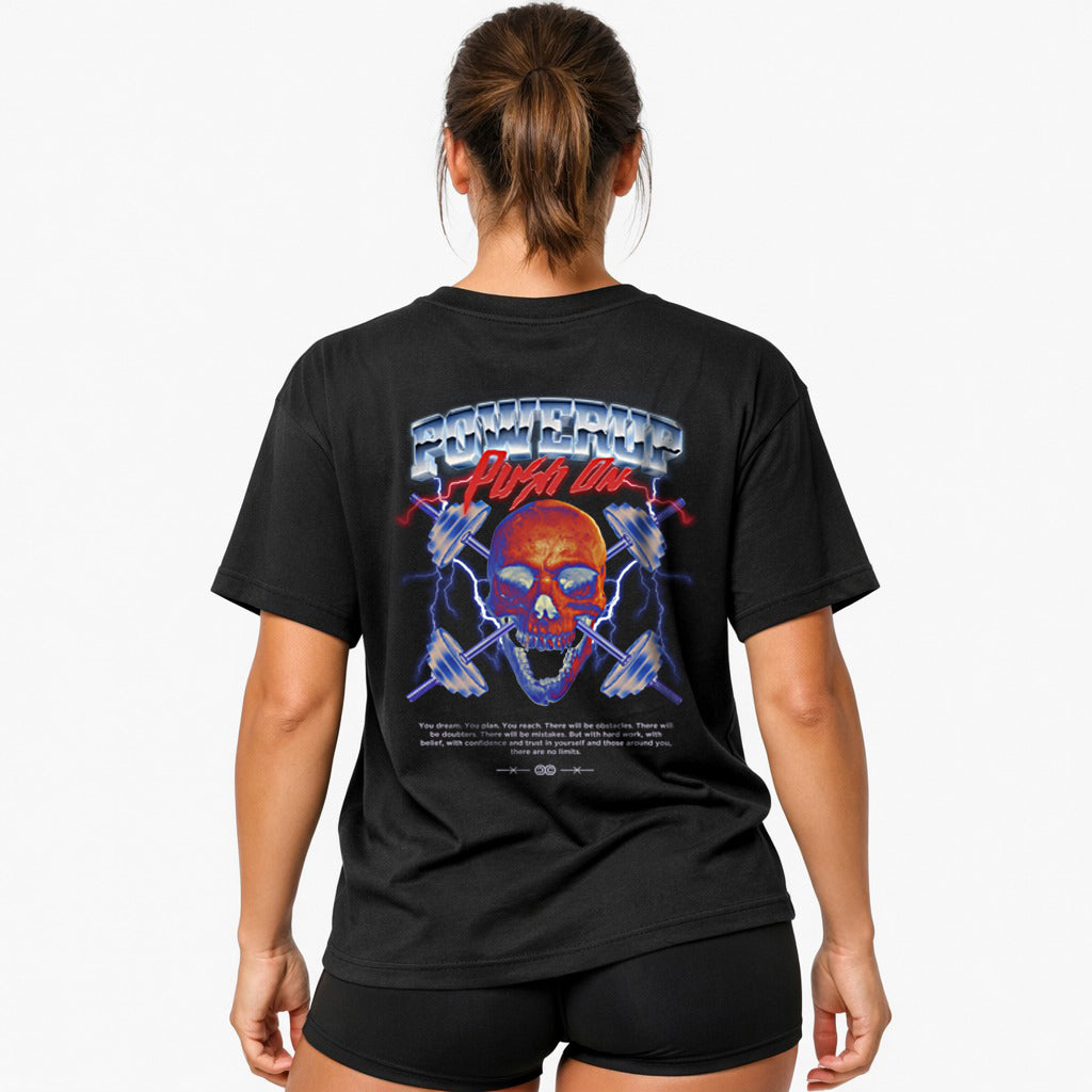 Powerup (Backprint) Oversized Shirt