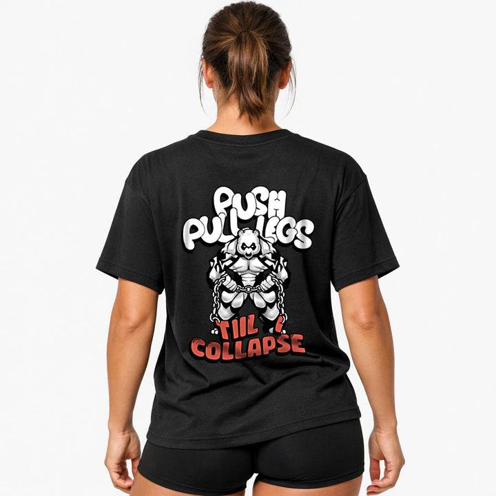 Push,pull,legs Oversized (Backprint) Shirt