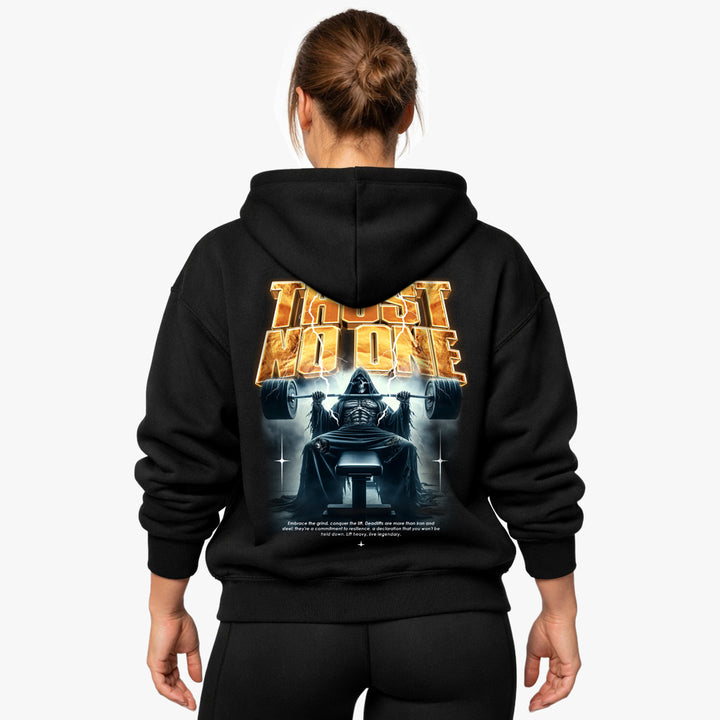 Trust no one Oversized Hoodie