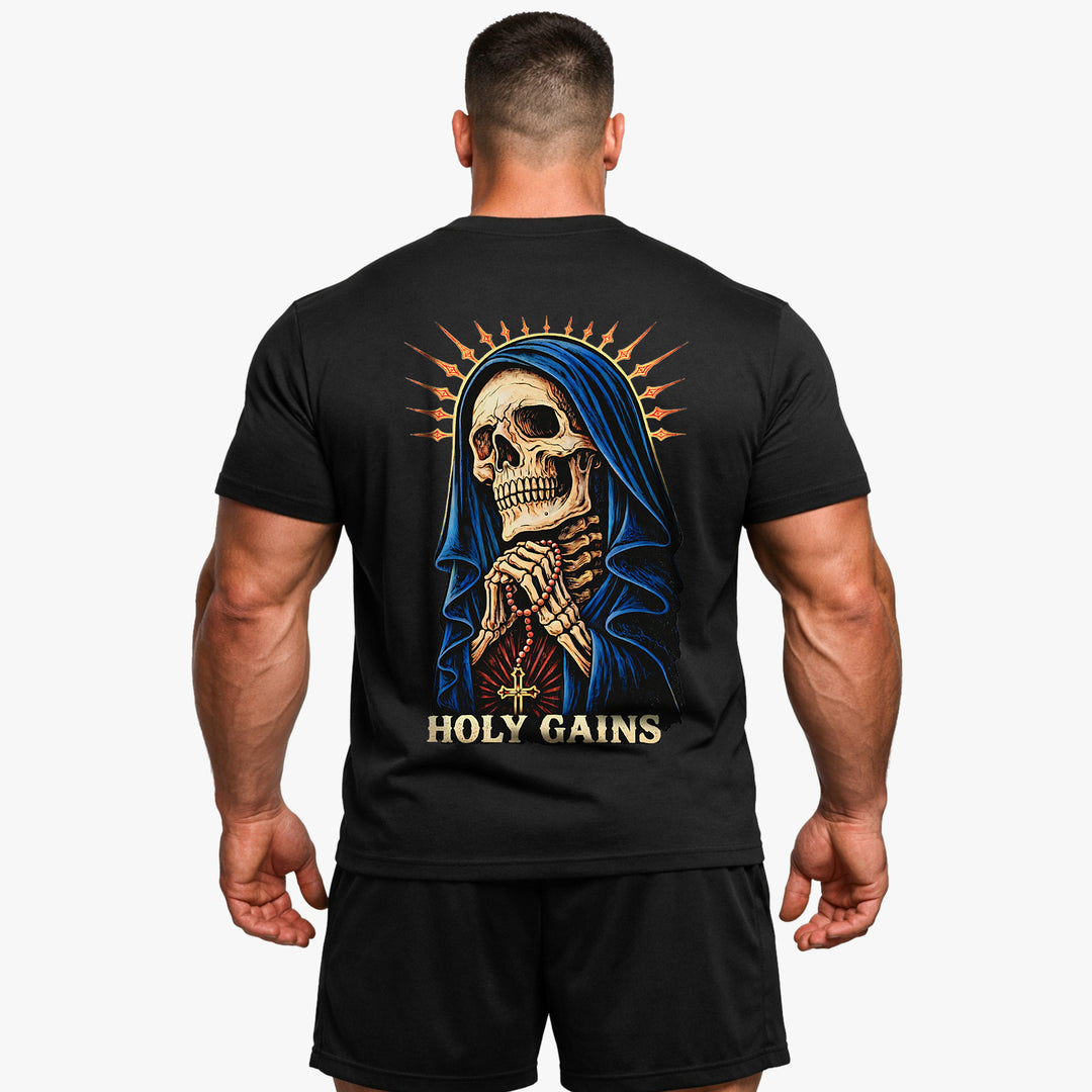 Holy Gains (Backprint) T-Shirt