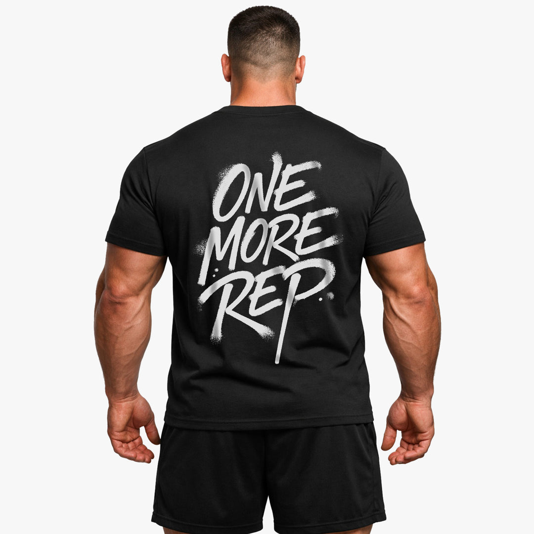 One More Rep Tag (Backprint) T-Shirt