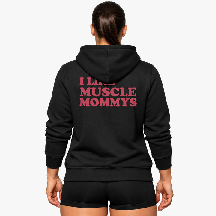 I Like Muscle Mommys (Backprint) Hoodie
