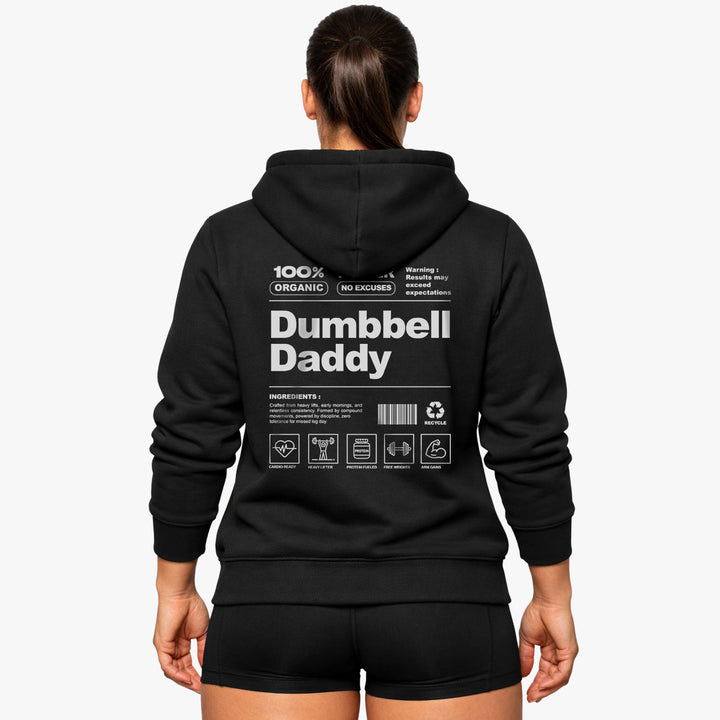 Dumbbell Daddy (Backprint) Hoodie