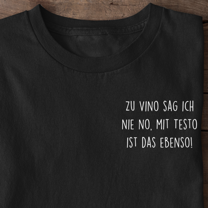 zu vino nie no Oversized Shirt