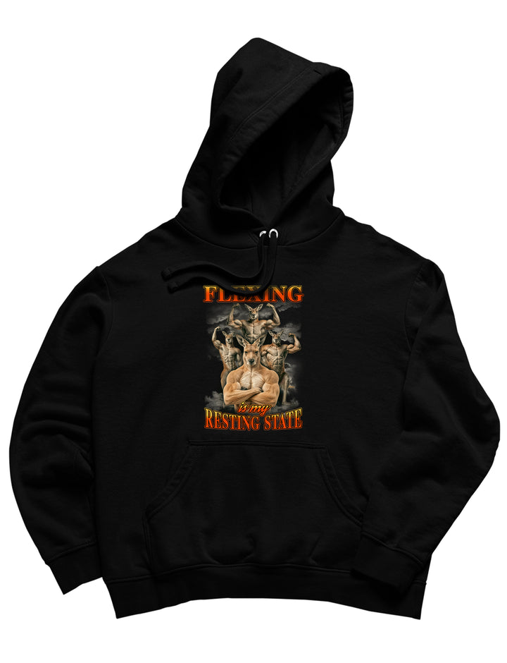 Flexing Is My Resting State Hoodie