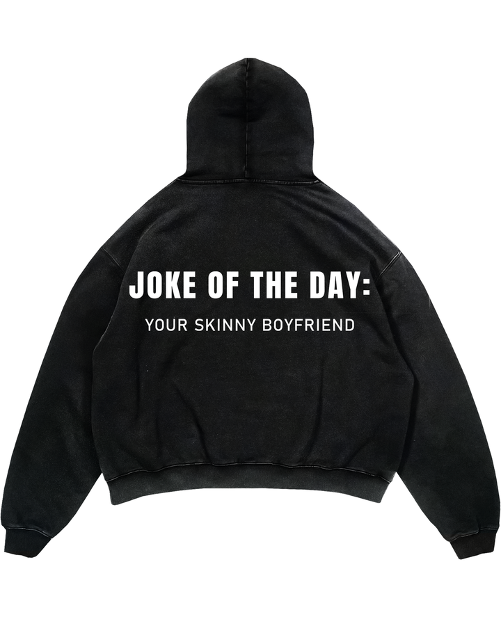 Joke of the day (backprint) Oversized Hoodie