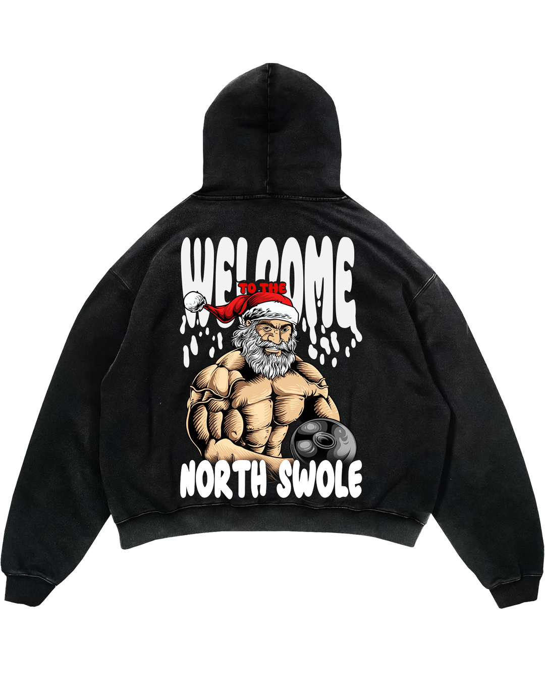 North Swole (backprint) Oversized Hoodie