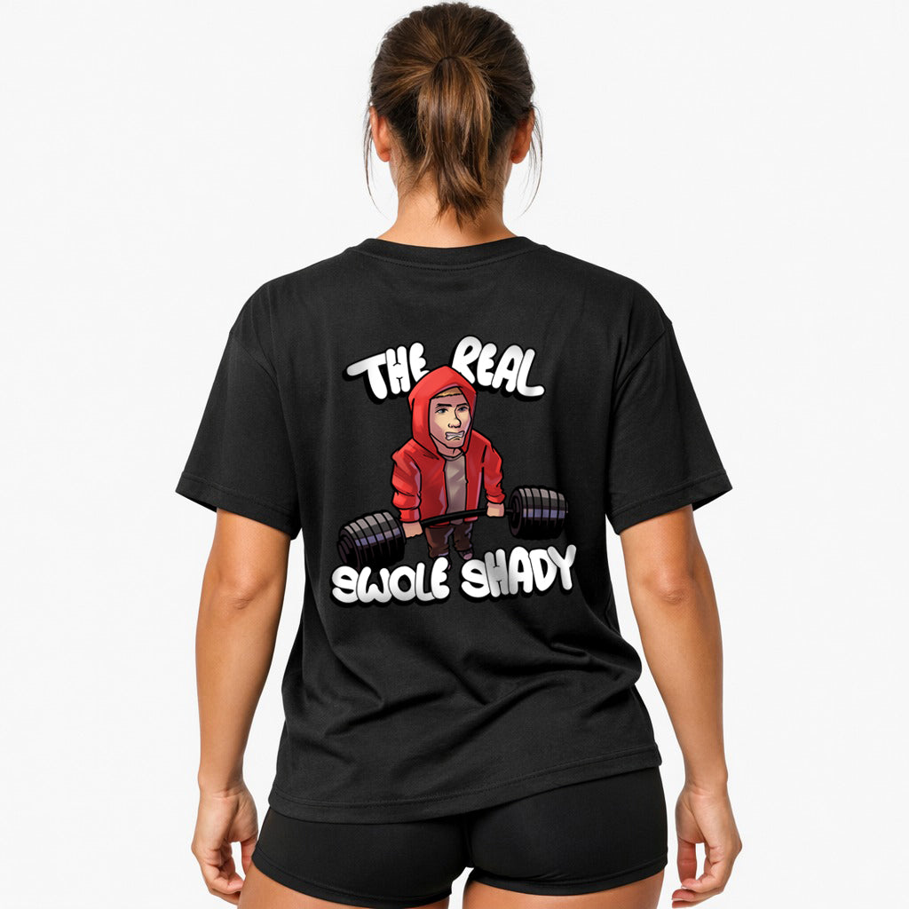 swole shady Oversized (Backprint) Shirt